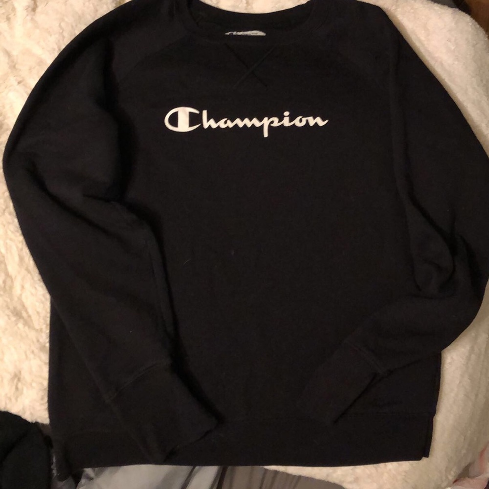 Black Champion Crew Neck🔥